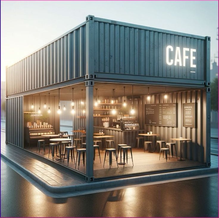 quán cafe container
